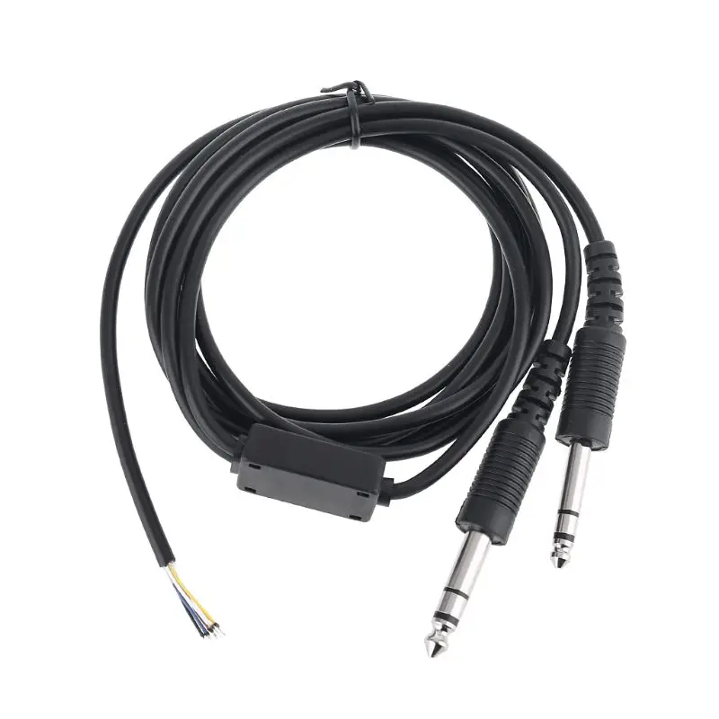 200cm Aviation Headset Dual plug Headphones Cable splitter - Image 5