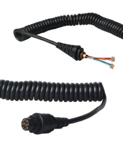 Spring Cable W/ 10-pin Aviation Connector Hytera SM25A1 Mic Speaker
