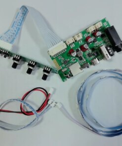 Alternative view of Bluetooth TWS Multi functional 7-color diy microphone speaker PCBA7.4V 12W * 2 amplifier board