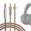 Audio Cable 4.4mm Dual 3.5mm Locking 6NOCC PVC Sony MDRZ7 MDRZ7M2 MDRZ1R + FiiO JadeAudio KA3 Q3 M17