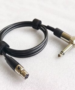 3-pin mini xlr to 6.35mm 1/4 guitar bass cable akg pocket transmitter cord - Image 3