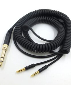 Alternative view of Audio Cable Dual 3.5 to 3.5 mm 6.3mm Adapter DENON AH-D7100 7200 D600 D9200 5200