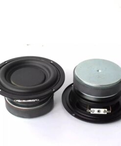 Alternative view of 2Pcs 4.5 Inch Bass Speaker 4 Ohm 25W Audio Loudspeaker bass Woofer Cannon