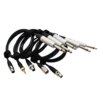 4-pin mini xlr to 1/4 6.35mm guitar instrument cable Shure akg Sennheiser transmitter
