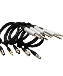 4-pin mini xlr to 1/4 6.35mm guitar instrument cable Shure akg Sennheiser transmitter
