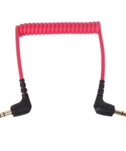 Alternative view of 3.5mm 1/8" TRS microphone Cable Rode GO receiver Sony a7c Nikon Canon DSLR cam DJI Mic 2