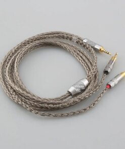 Alternative view of Audio Cable 6.35 / 3.5 / 4.4 mm to Dual 2.5mm Adapter Sennheiser HD700 NW ZX300A Headphone HiFi 16 Core