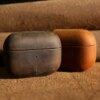 Genuine Leather Case Cover Airpods Pro 2 Cases Airpods 4 3 Handmade