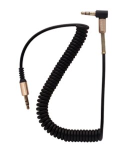 3.5mm Audio Cable Right Angle AUX Car Headphone MP3/4 Aux Cord