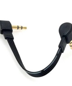 Alternative view of 5cm 20cm 3.5mm Plug 90° Angle Aux Audio Cable 3.5mm 30cm 50cm
