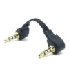 Short 5CM 20CM 3.5 MM Plug 90° Angle Aux Audio Cable 3.5mm 30cm 50CM 100CM