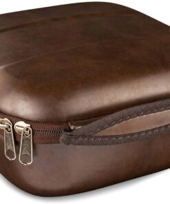 Sennheiser HD 600 599 598 Hard case cover bag brown leather - Image 4