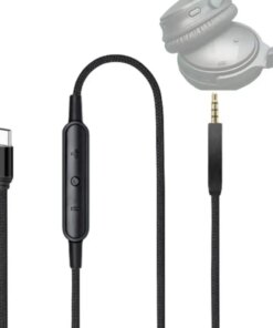 Alternative view of Type-C To 2.5mm Audio Cable Microphone BOSE QC25/QC35/QC35II/QC45/NC700/AKG Y40/Y45/Y50