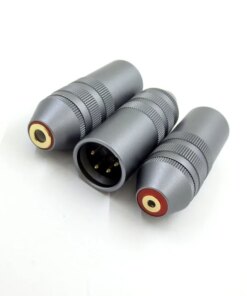 4 Cores XLR 4 Pin Plug Converter Balanced 4.4mm 3.5mm 2.5mm Adapter XLR to 4.4/ 3.5/ 2.5mm