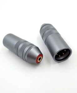 Alternative view of 4 Cores XLR 4 Pin Plug Converter Balanced 4.4mm 3.5mm 2.5mm Adapter XLR to 4.4/ 3.5/ 2.5mm