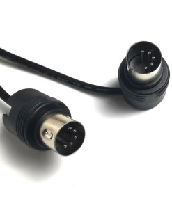 MIDI Connector 90 Degree Angled MIDI Cable DIN Plug Socket Electric Piano Keyboard