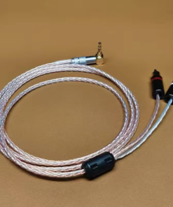 Alternative view of HiFi Fever Grade Single Audio Cable 3.5mm 2RCA Dual Lotus Y Splitter