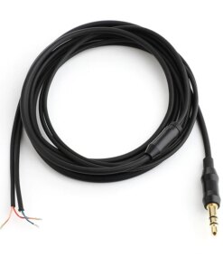 3.5mm TPE OFC audio Cable Headset HiFi 1.5M AKG HD201