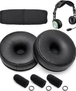 DC PRO David Clark DC Pro X, DC Pro X2 Aviation Headset Ear pads Seals 3 Mic Covers Head Pad