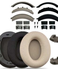 WH1000XM3 Sony WH-1000XM3 1000XM3 snap On Ear pads Headband cushion cover Fabric