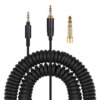 Audio cable 3.5 trs Coiled 6.35mm Audio Technica ATH-M50xBT2 ATH-M20xBT ATH-S700BT ATH-S220BT
