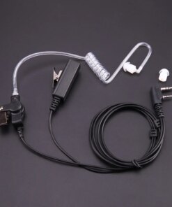 Alternative view of Covert Acoustic Tube Earpiece PTT Mic Headset Kenwood Baofeng UV-5R BF-888S