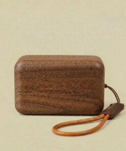 Noble FoKus Amadeus Mozart Earbuds Wood Case cover Walnut Wooden - Image 3
