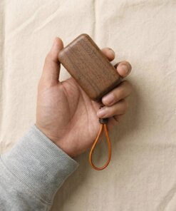 Noble FoKus Amadeus Mozart Earbuds Wood Case cover Walnut Wooden - Image 5