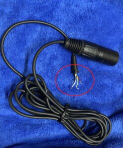 XLR 5 PIN 4 PIN Cable TELEX 750 850
