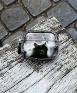 Case case sleeves Cat Kitten Print Ring For Airpods Pro, Pro2, Pro3, 1, 2, 3, 4, Dustproof - Image 3