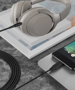 USB-C Audio Cable Mic Sony WH-1000XM4 1000XM3 Type-C Aux 1.2M - Image 4