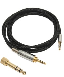6.35mm 3.5 mm audio Braided Cable Koss Pro4S SP330 SP540 UR42i UR2i BT539i BT540i ProDJ200 Headphones - Image 6