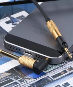 Sennheiser HD598/ HD599/ HD558/ HD518/ HD599/ HD569 /HD579 Headset 3.5 - 2.5 mm Spring audio cable - Image 4