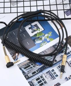 Sennheiser HD598/ HD599/ HD558/ HD518/ HD599/ HD569 /HD579 Headset 3.5 - 2.5 mm Spring audio cable - Image 5