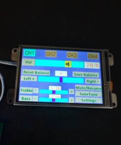 Alternative view of NJW1194 Preamp Board Remote Volume Control Source Switching Bass Treble