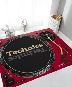 Carpet Technics Vinyl Turnable Foot Mat Rugs Home Carpets Non-slip Doormat Bathroom Bedroom Entrance