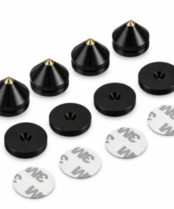 4PCS 4Sets Speaker Stand Feet Foot Pad Aluminium Alloy Metal Spikes Cone Floor Foot Nail M23*20 - Image 5