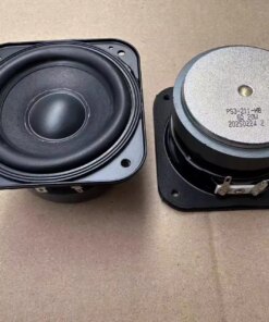 3-Inch 80x80mm Full-Range HiFi Speaker Vocal Clarity Magnet 6Ω 20W 2PCS